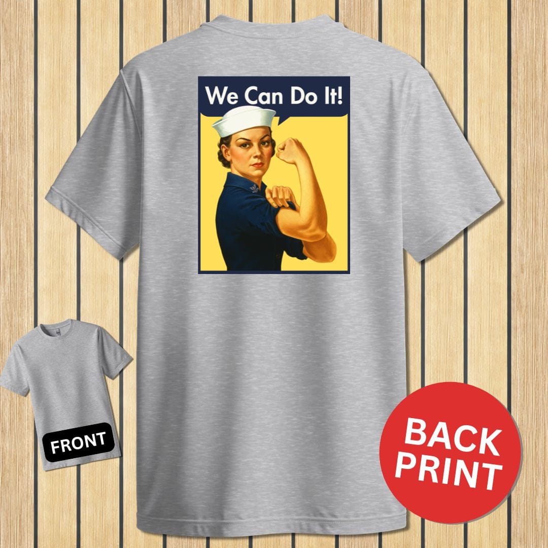 NavyHumor Classic Tee Sport Grey / S We Can Do It