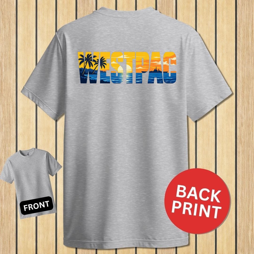 NavyHumor Classic Tee Sport Grey / S WESTPAC Sunset