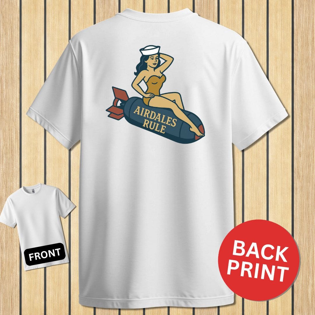 NavyHumor Classic Tee White / S Airdales Rule Tattoo