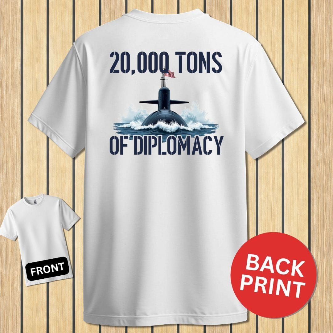 NavyHumor Classic Tee White / S Ballistic Diplomacy