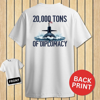 NavyHumor Classic Tee White / S Ballistic Diplomacy