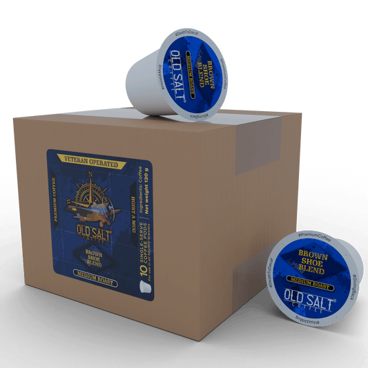NavyHumor COFFEE 10-count Brown Shoe Blend - Single Serve