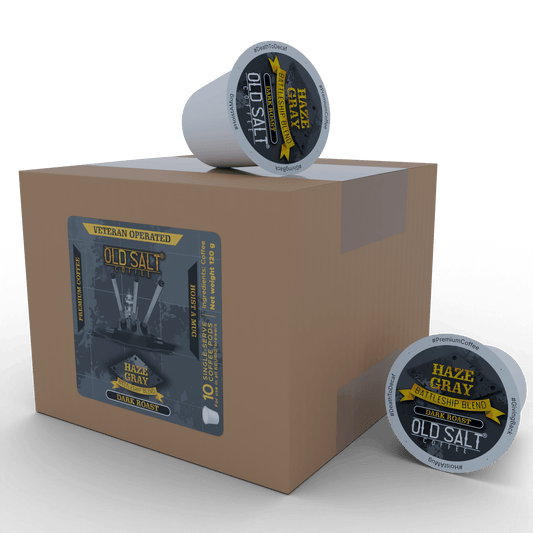 NavyHumor COFFEE 10-count Haze Gray Battleship Blend - Single Serve