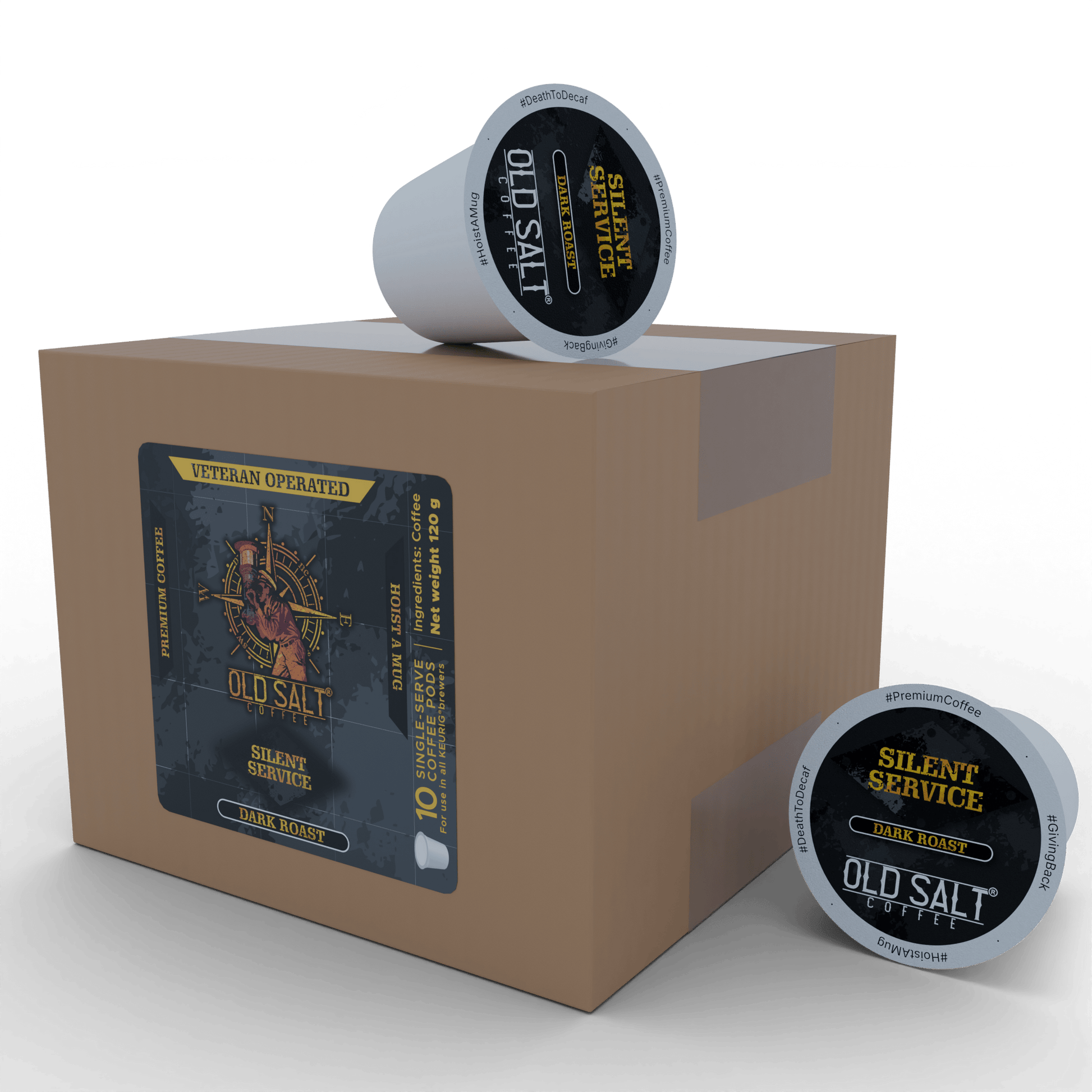 NavyHumor COFFEE 10-count Silent Service - Single Serve