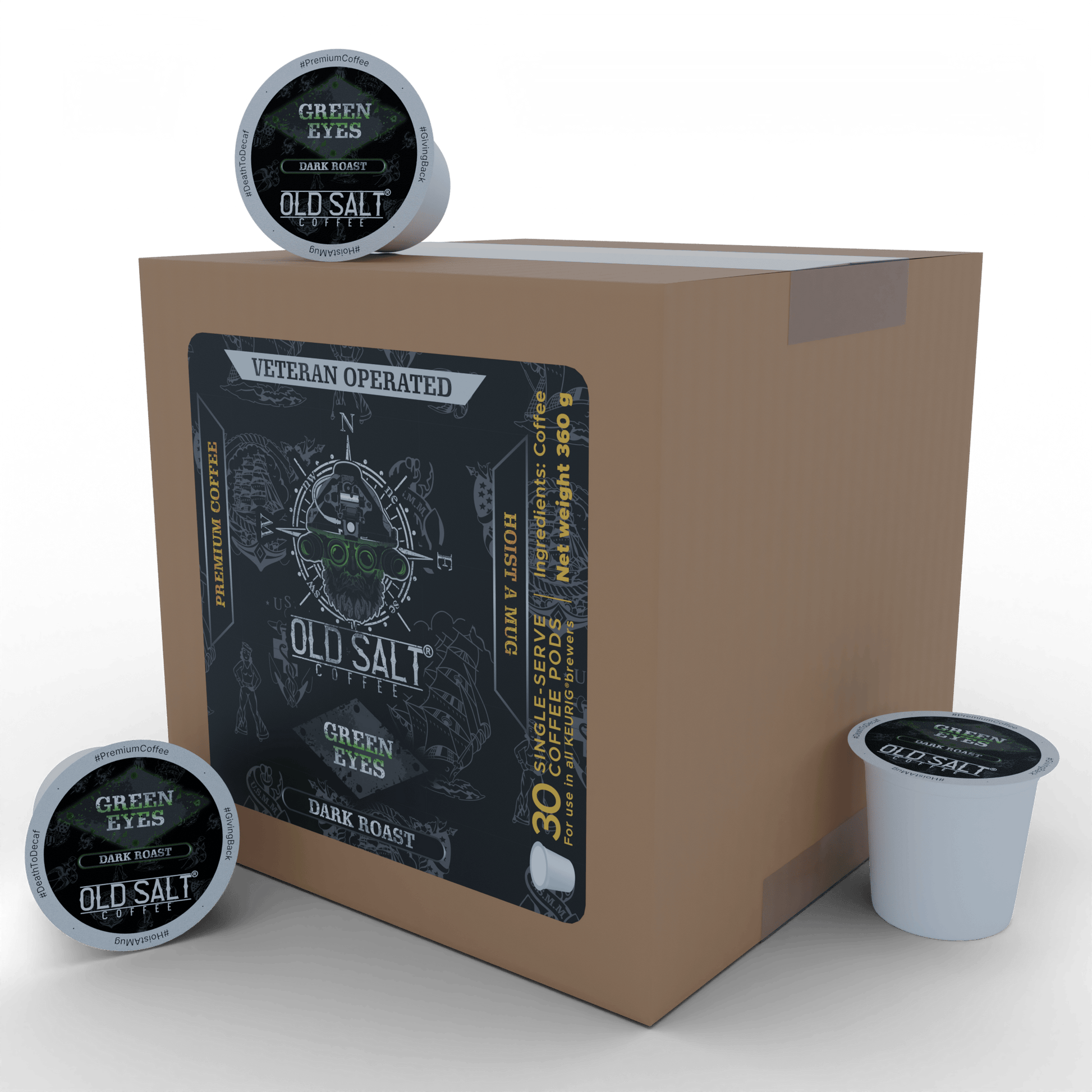 NavyHumor COFFEE 30-count Green Eyes - Single Serve