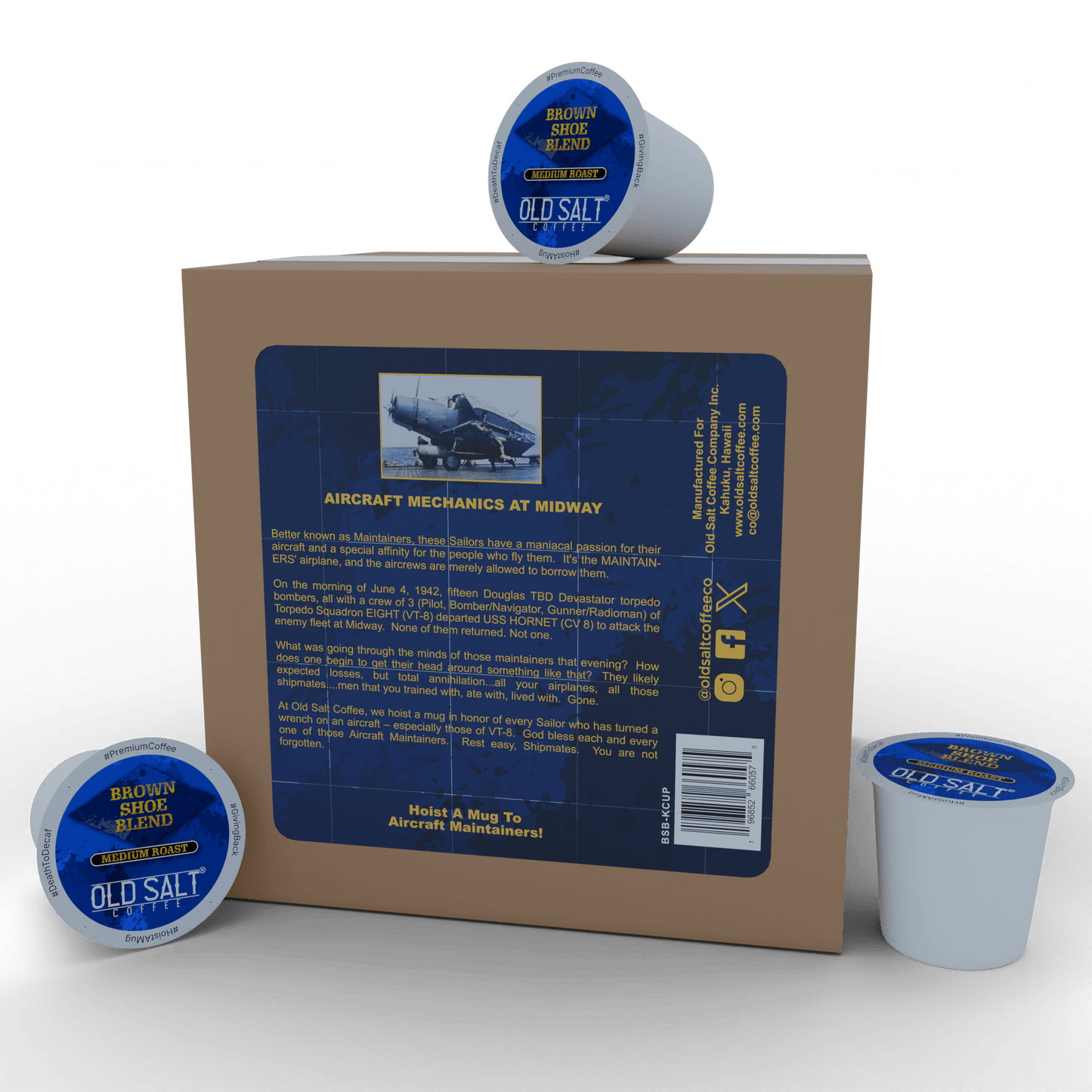 NavyHumor COFFEE Brown Shoe Blend - Single Serve