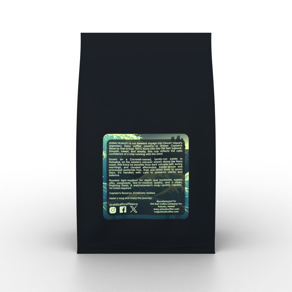 NavyHumor COFFEE Captain's Reserve - Kona Huaka'i