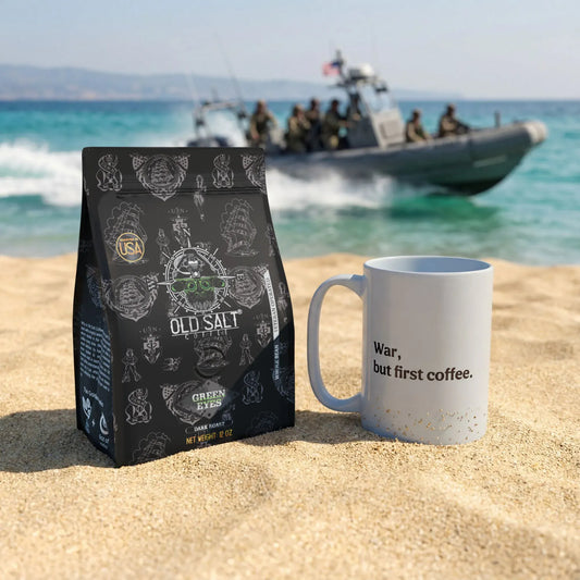 NavyHumor COFFEE Green Eyes