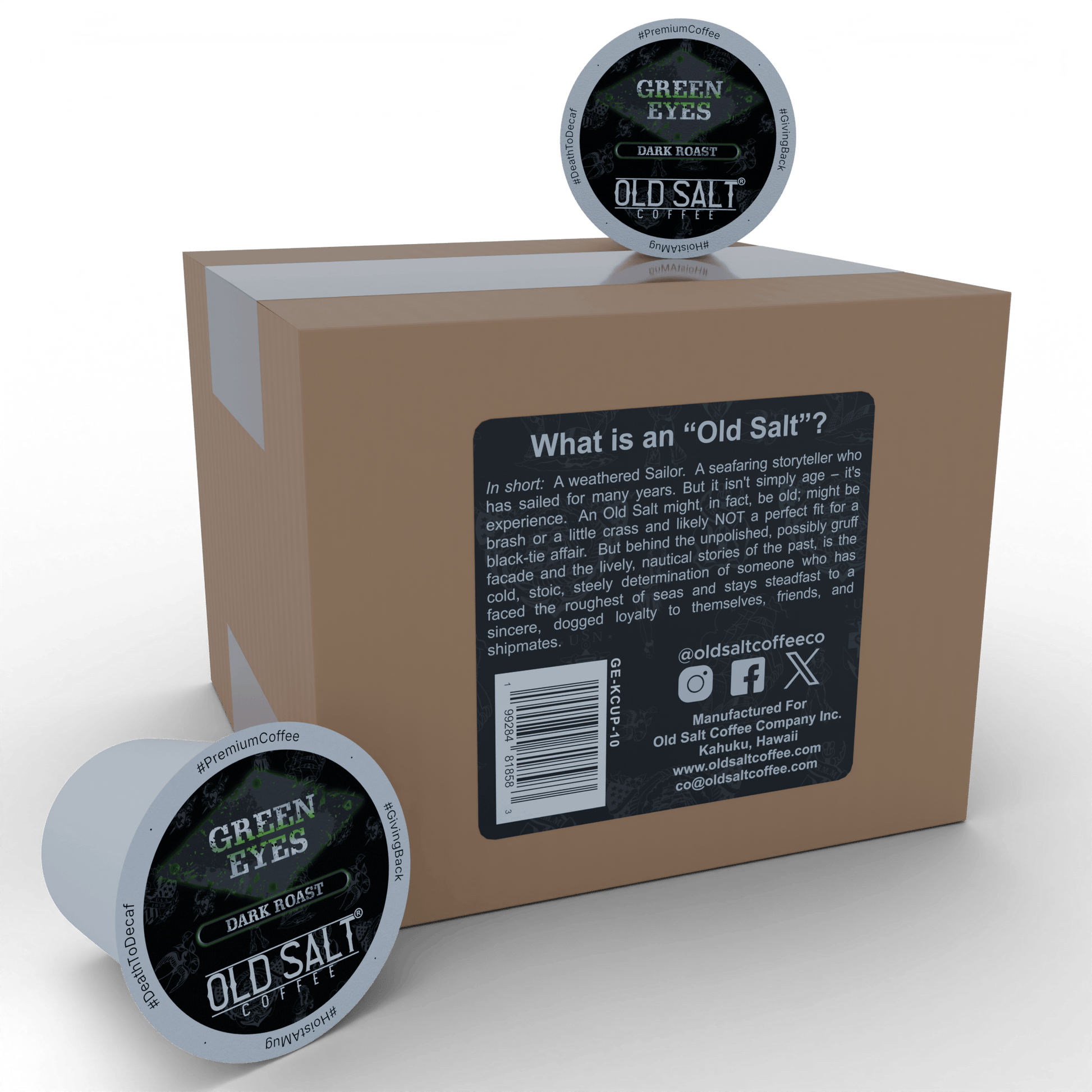 NavyHumor COFFEE Green Eyes - Single Serve