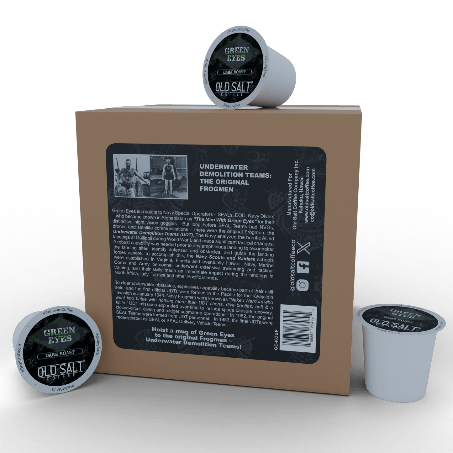 NavyHumor COFFEE Green Eyes - Single Serve