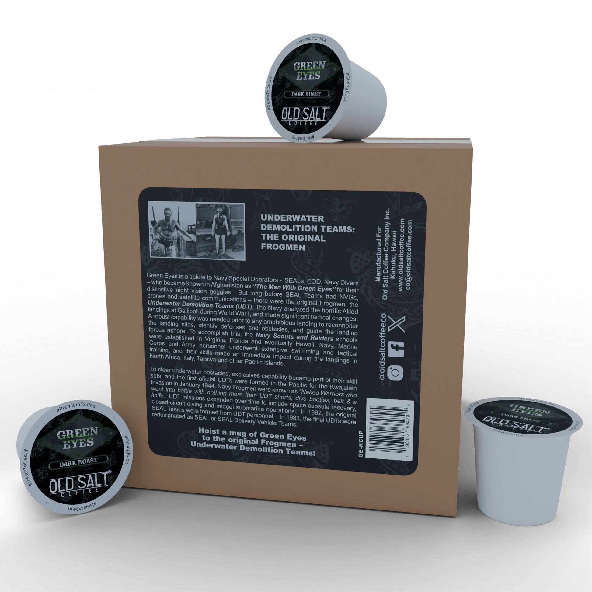 NavyHumor COFFEE Green Eyes - Single Serve