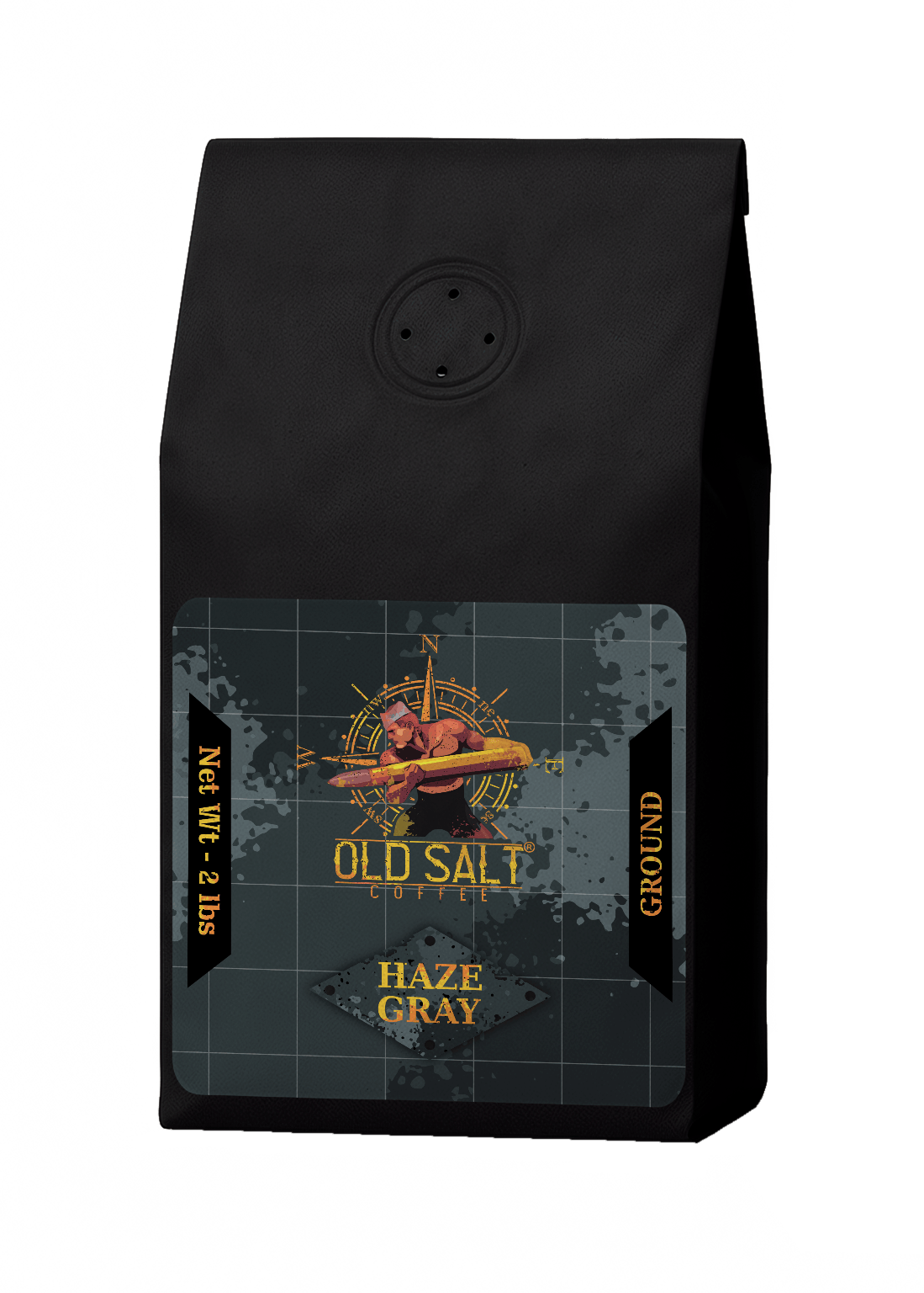 NavyHumor COFFEE Ground / 2 lb Haze Gray