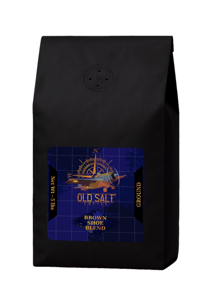 NavyHumor COFFEE Ground / 5 lb Brown Shoe Blend