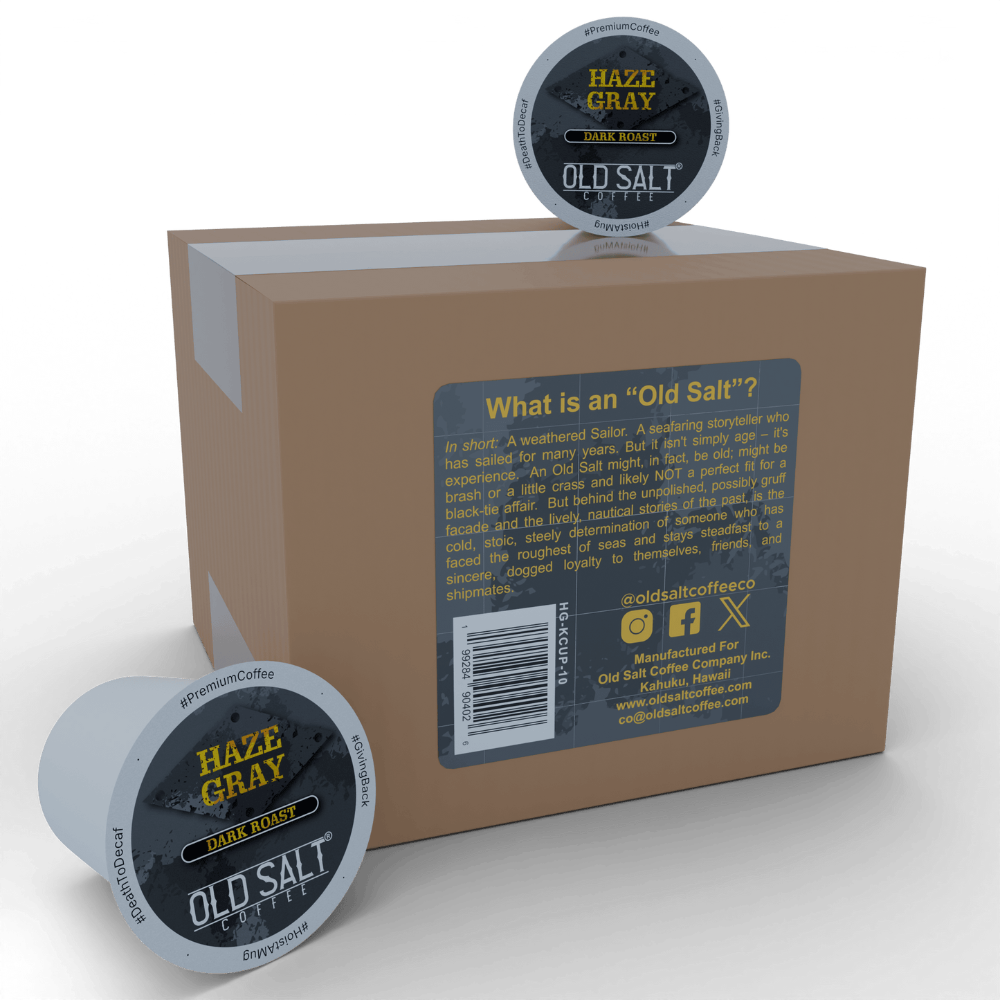 NavyHumor COFFEE Haze Gray