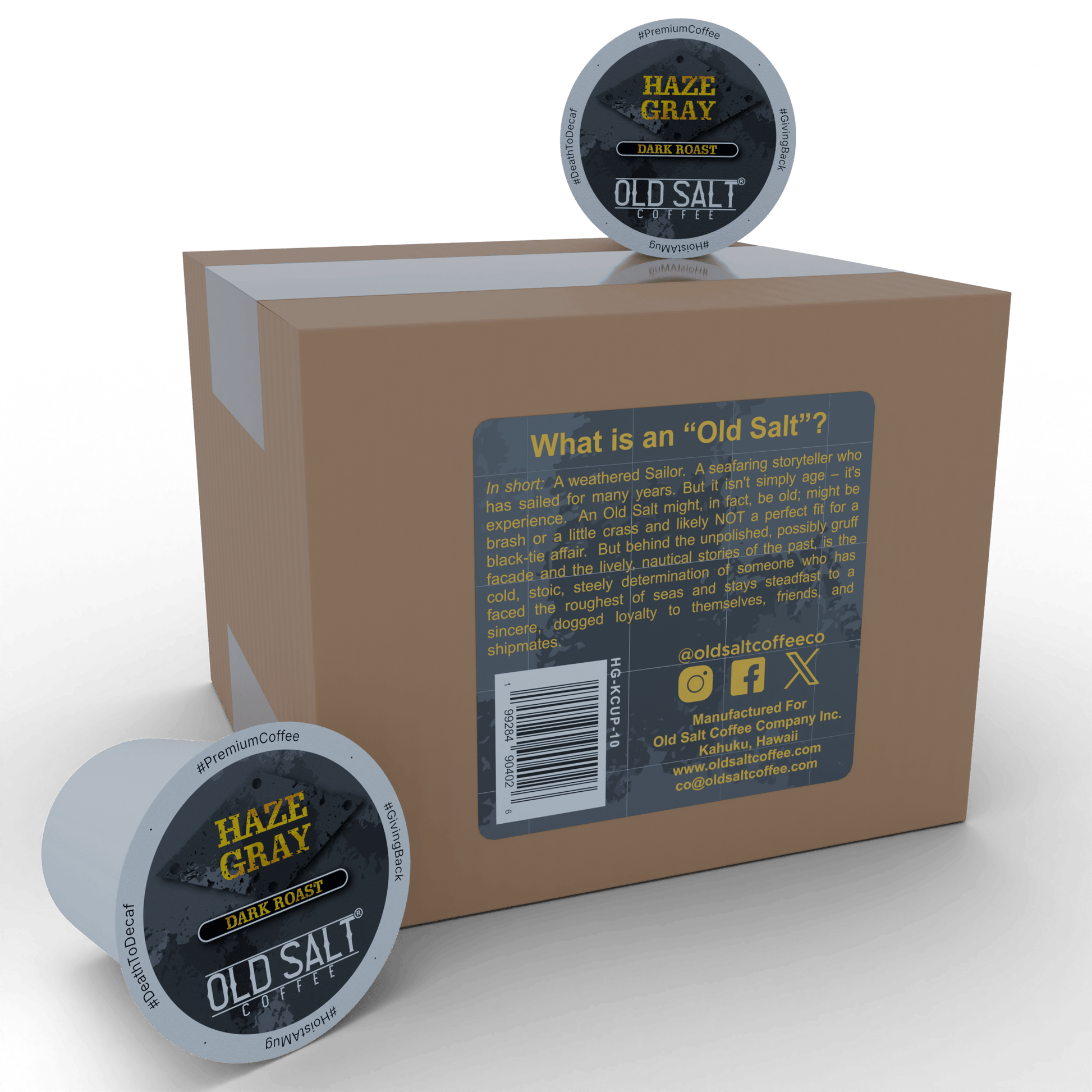 NavyHumor COFFEE Haze Gray