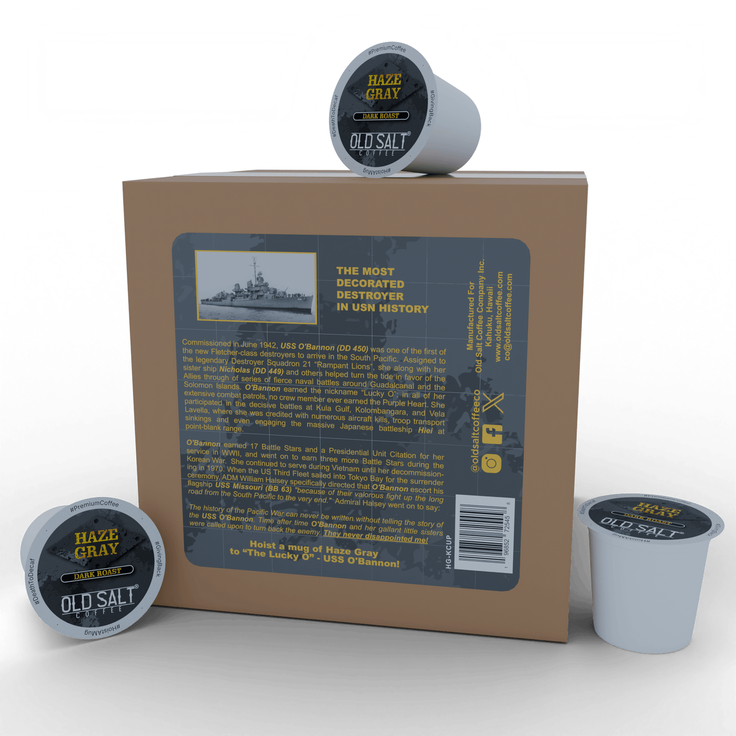 NavyHumor COFFEE Haze Gray
