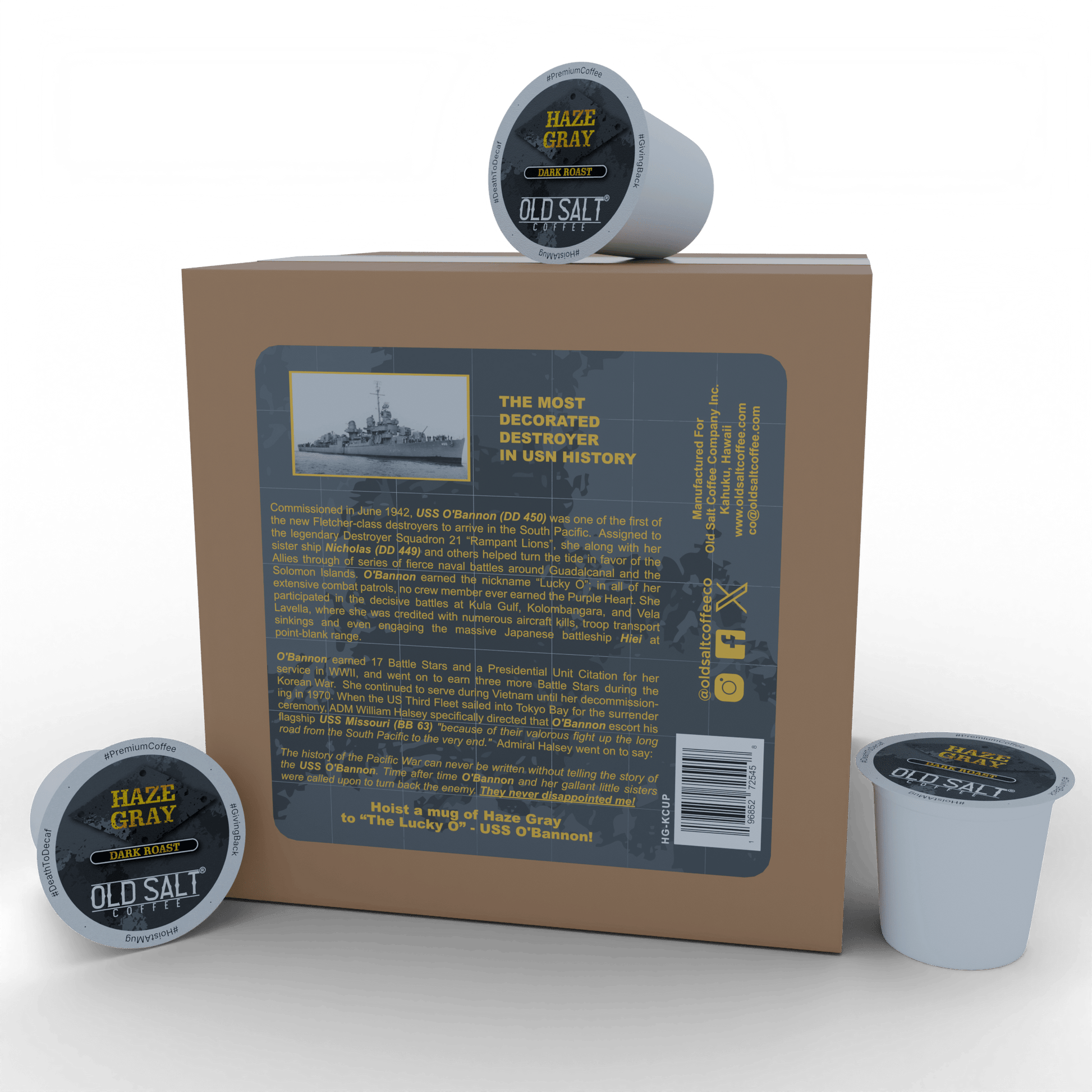 NavyHumor COFFEE Haze Gray