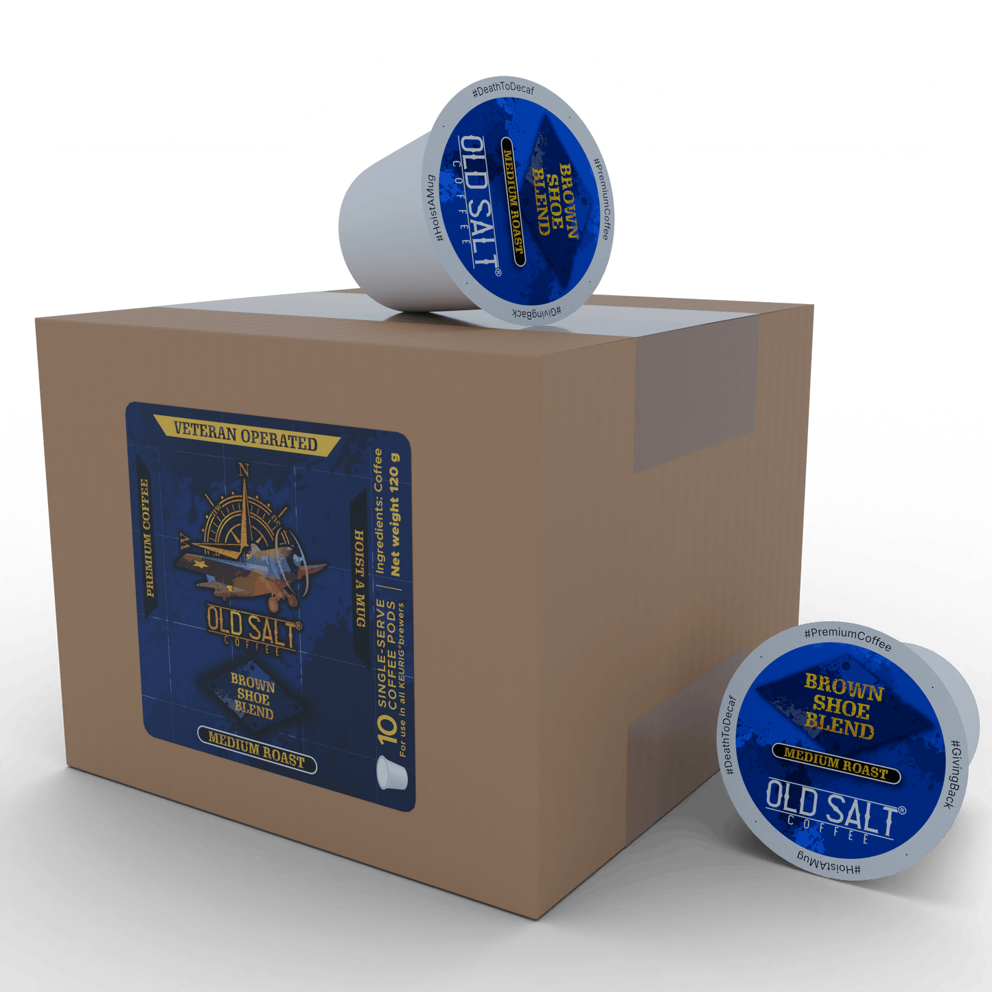 NavyHumor COFFEE Kcup / 10 count Brown Shoe Blend