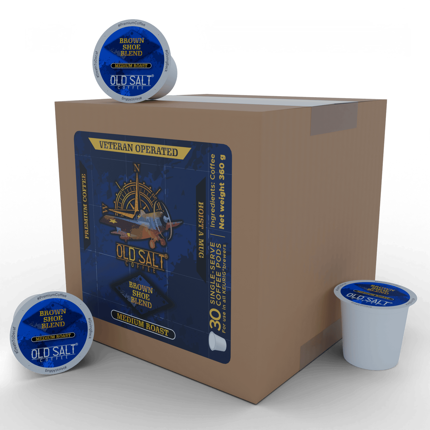NavyHumor COFFEE Kcup / 30 count Brown Shoe Blend