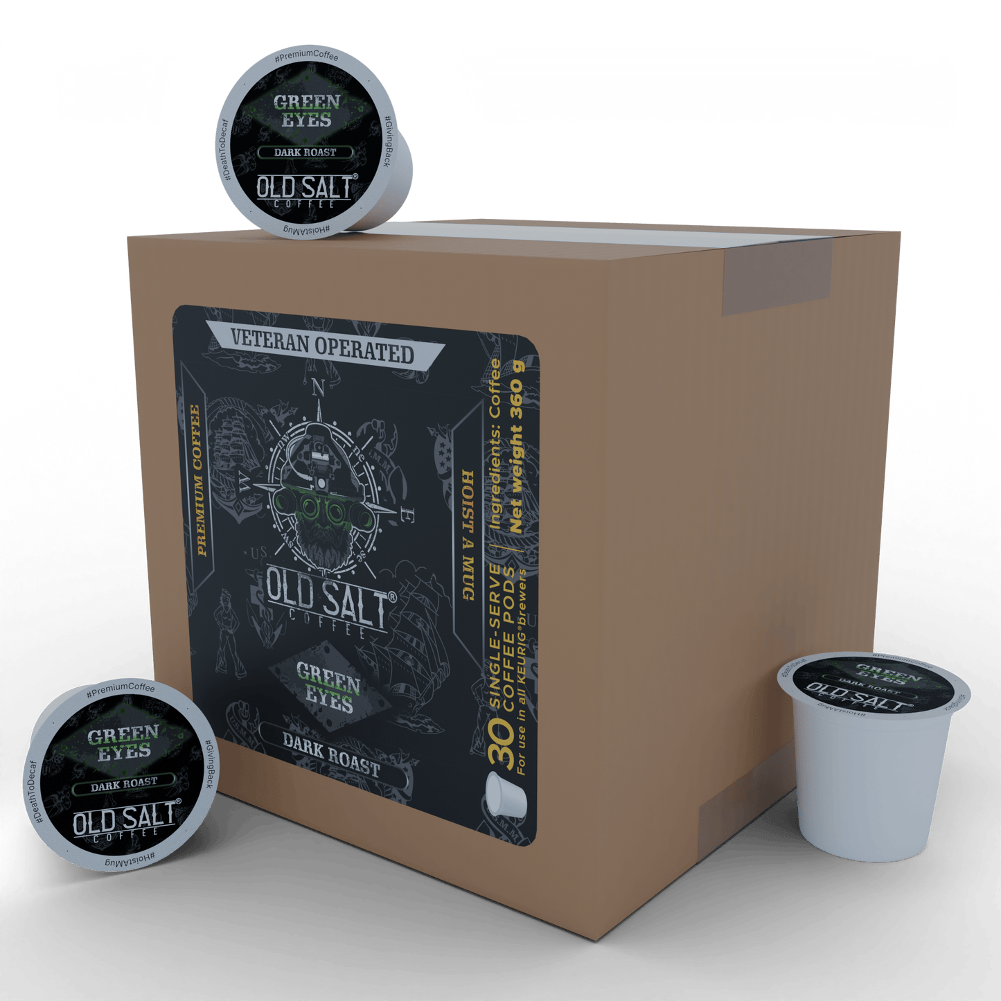 NavyHumor COFFEE Kcup / 30 count Green Eyes