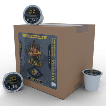 NavyHumor COFFEE Kcups / 30 count Haze Gray