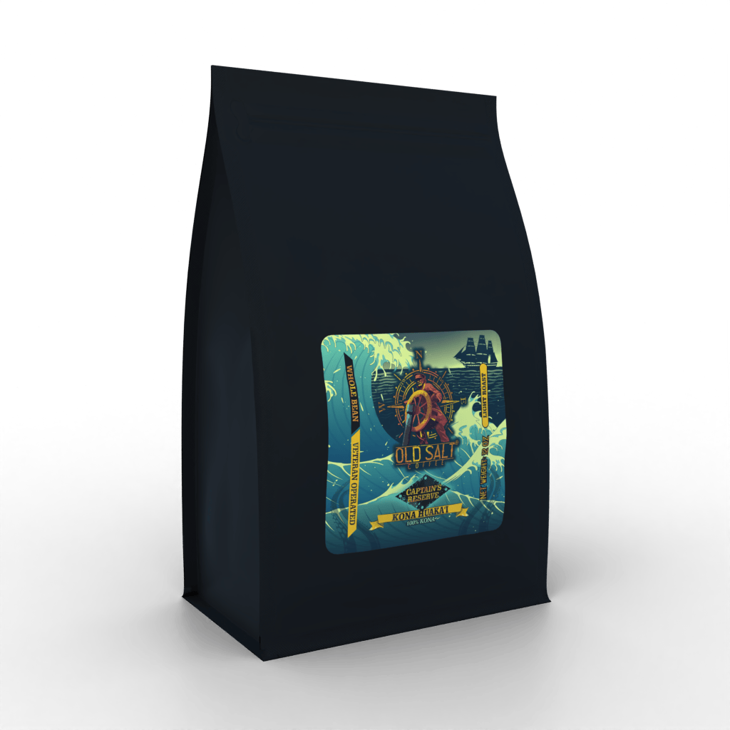 NavyHumor COFFEE Whole / 12 oz Captain's Reserve - Kona Huaka'i