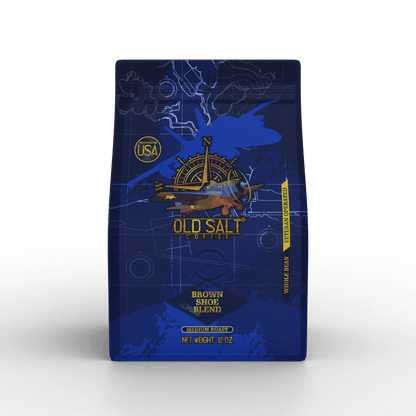 NavyHumor COFFEE Whole Bean / 12 oz Brown Shoe Blend