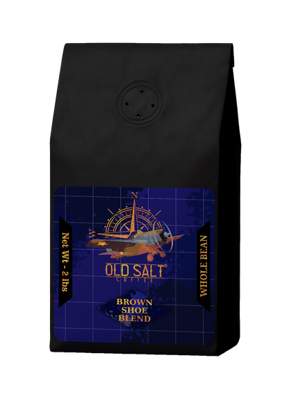 NavyHumor COFFEE Whole Bean / 2 lb Brown Shoe Blend