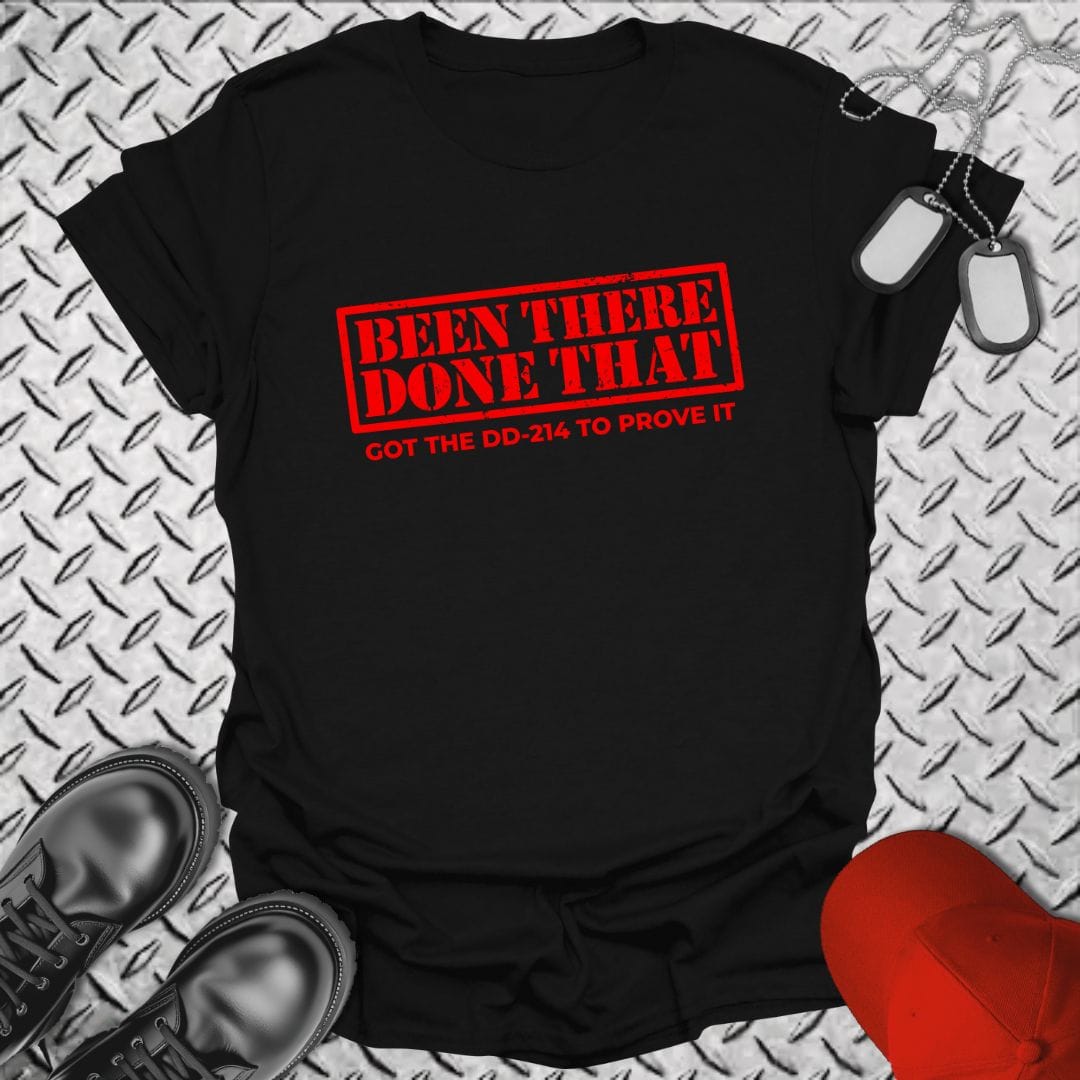 NavyHumor Everyday Tee Black / S BTDT - Got The DD-214