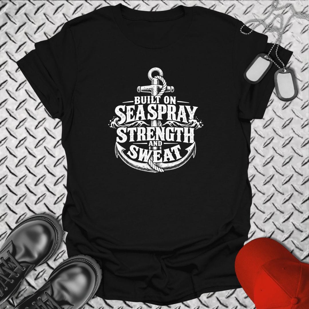 NavyHumor Everyday Tee Black / S Built On