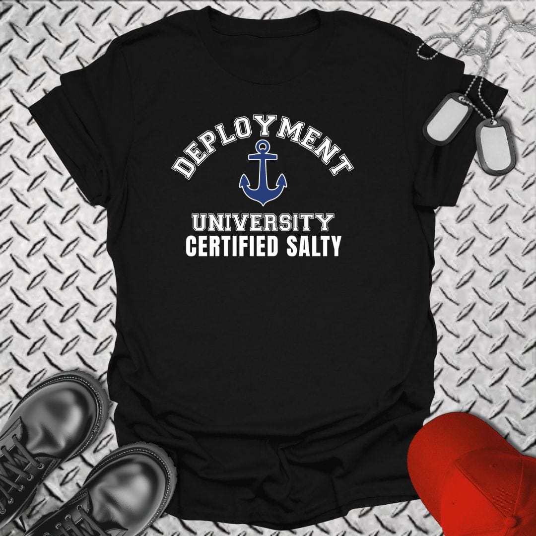 NavyHumor Everyday Tee Black / S Deployment University