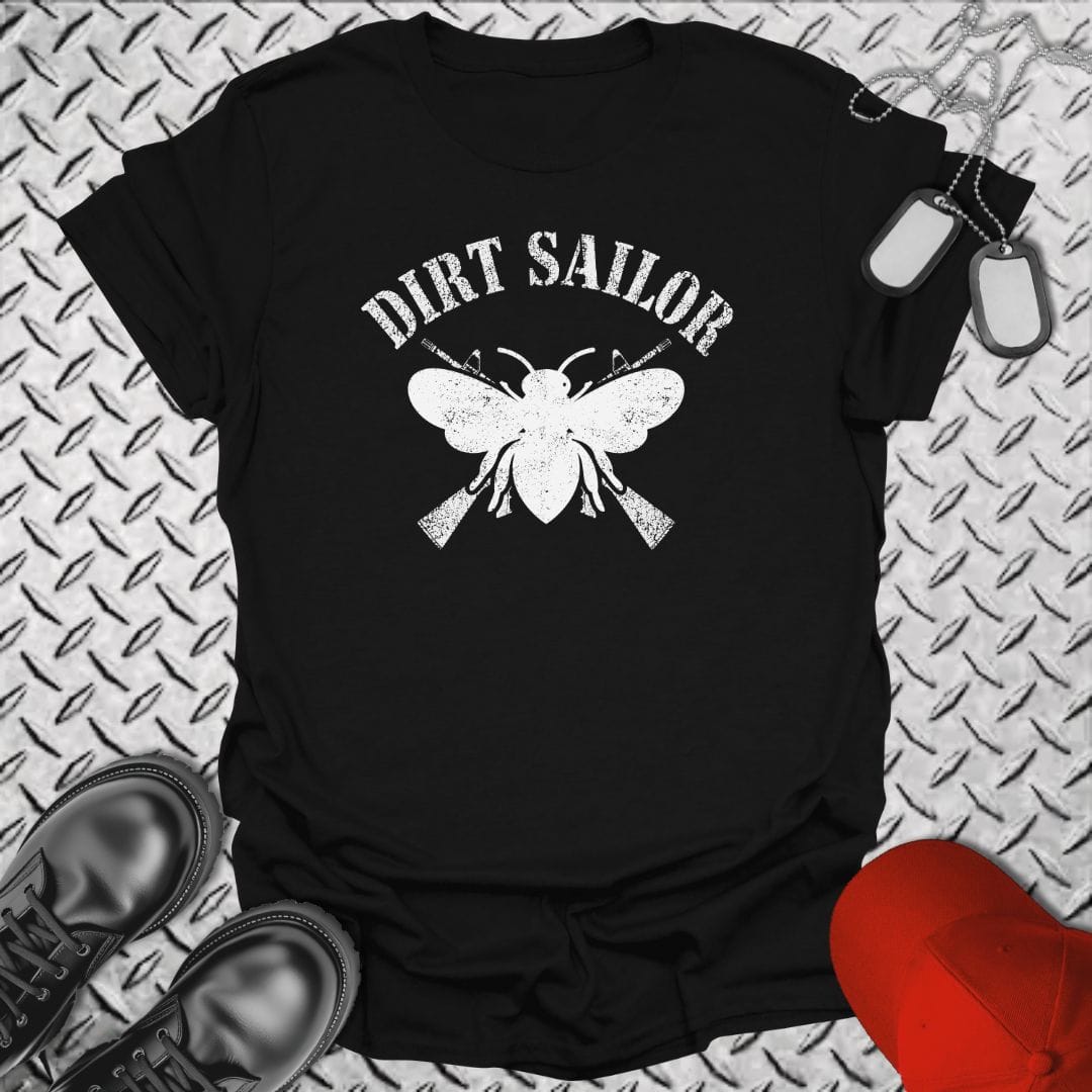 NavyHumor Everyday Tee Black / S Dirt Sailor Bee