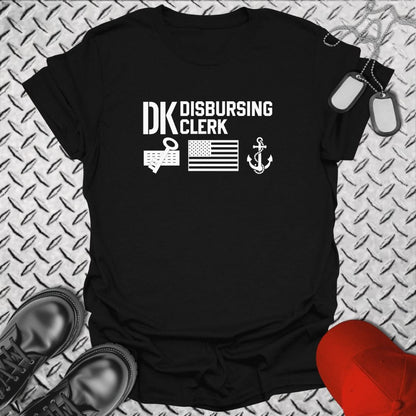 NavyHumor Everyday Tee Black / S DK - Flag & Anchor