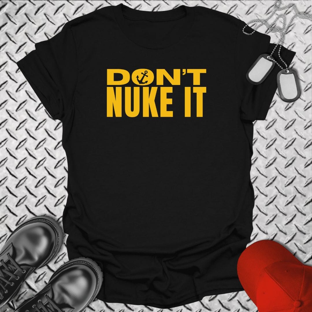NavyHumor Everyday Tee Black / S Don't Nuke It
