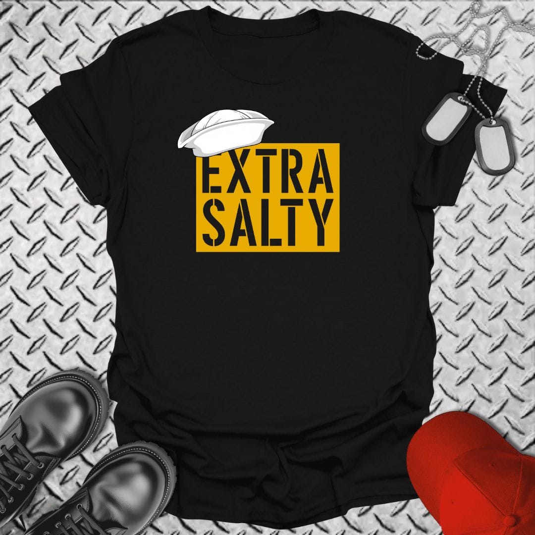 NavyHumor Everyday Tee Black / S Extra Salty