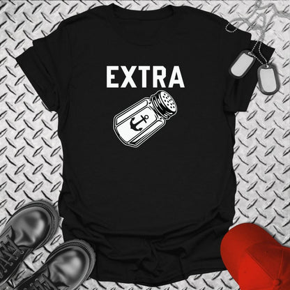 NavyHumor Everyday Tee Black / S Extra Salty Shaker