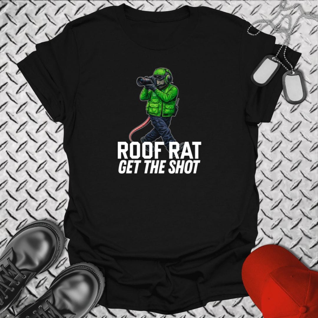 NavyHumor Everyday Tee Black / S Green Roof Rat - Media