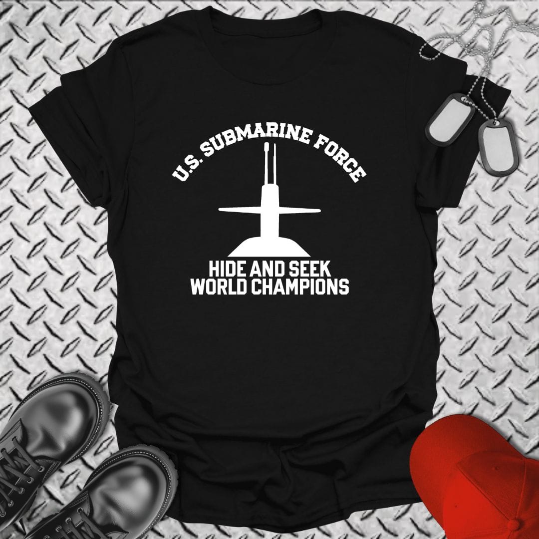 NavyHumor Everyday Tee Black / S Hide & Seek Champions
