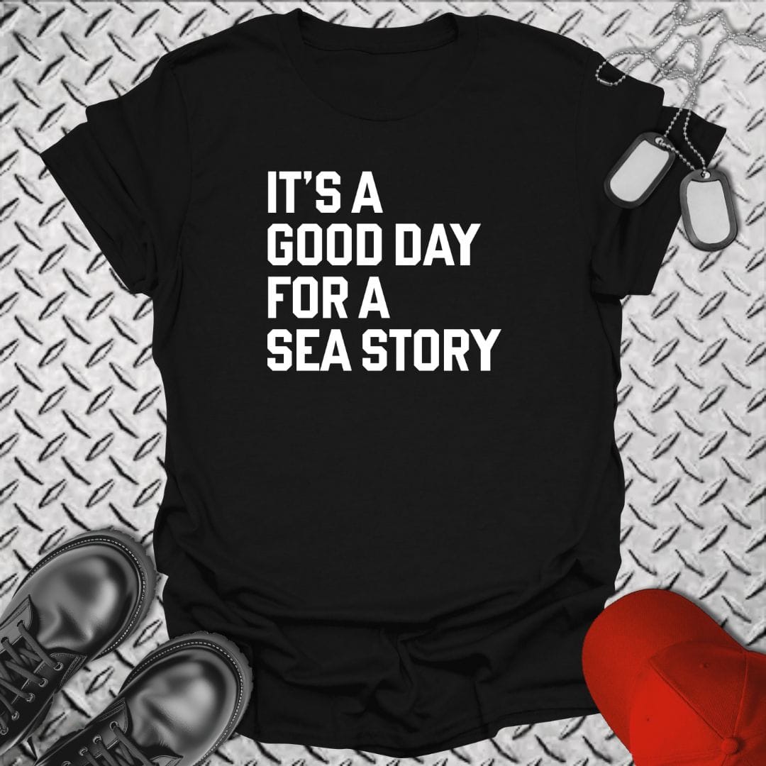 NavyHumor Everyday Tee Black / S It's A Good Day