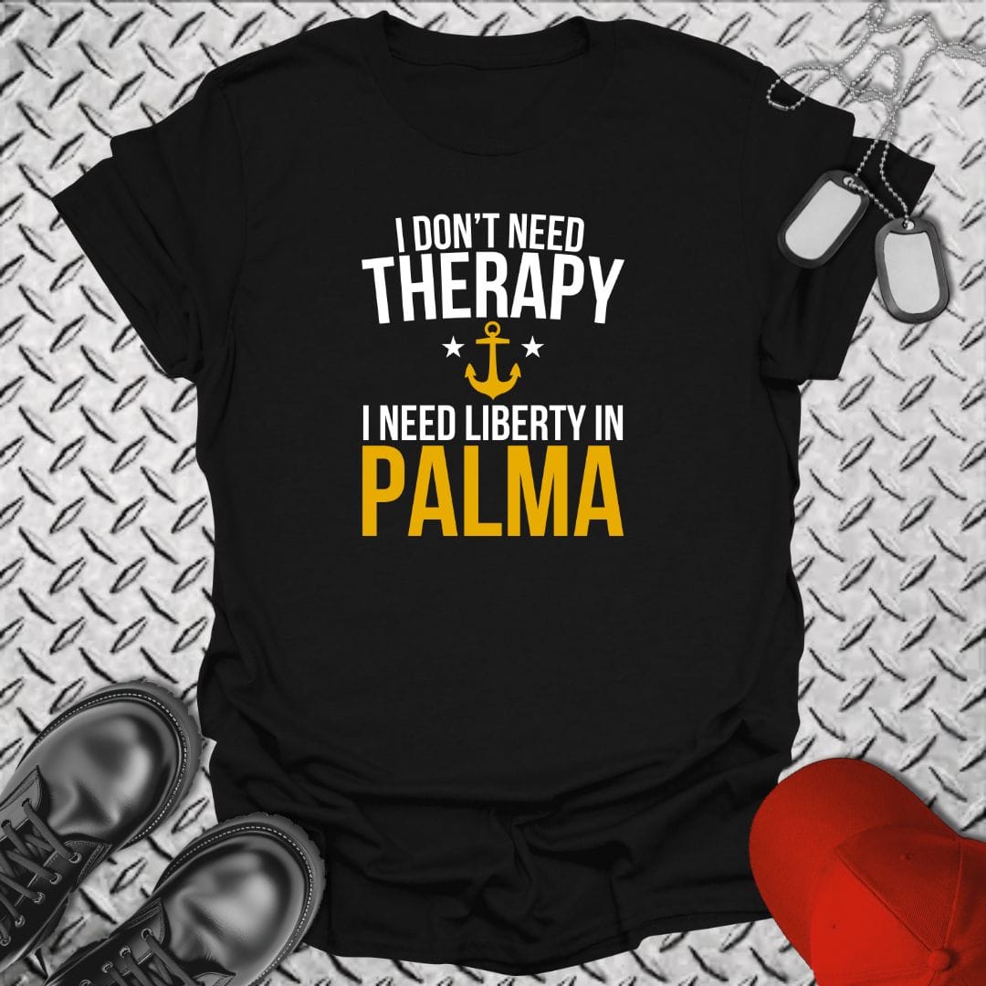 NavyHumor Everyday Tee Black / S Liberty In Palma