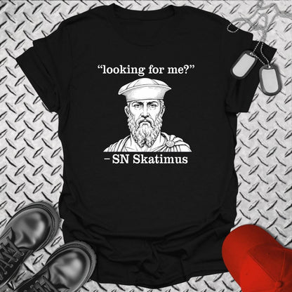 NavyHumor Everyday Tee Black / S Looking For Me? SN Skatimus