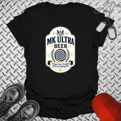 NavyHumor Everyday Tee Black / S MK Ultra Beer