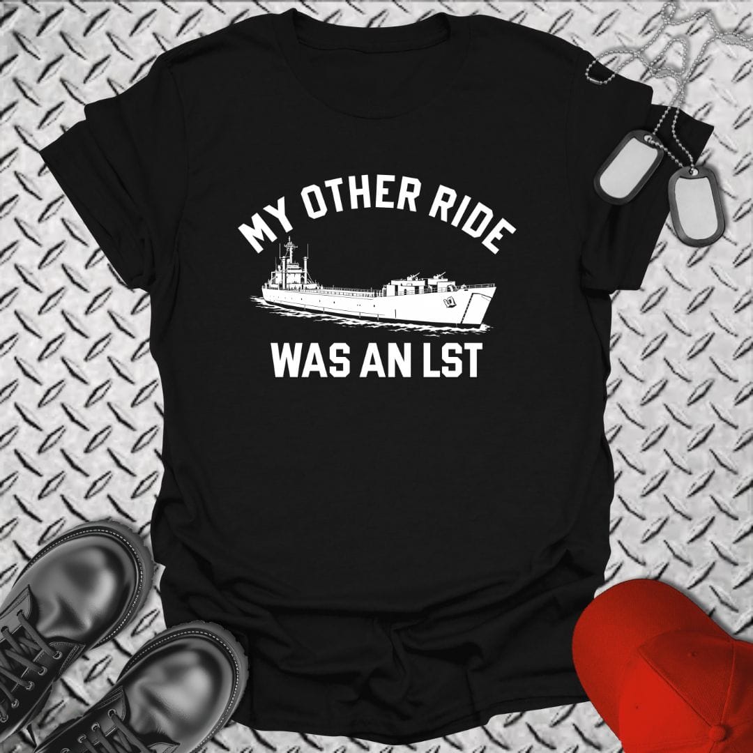 NavyHumor Everyday Tee Black / S My Other Ride Was An LST