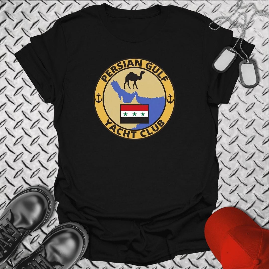 NavyHumor Everyday Tee Black / S Persian Gulf Yacht Club