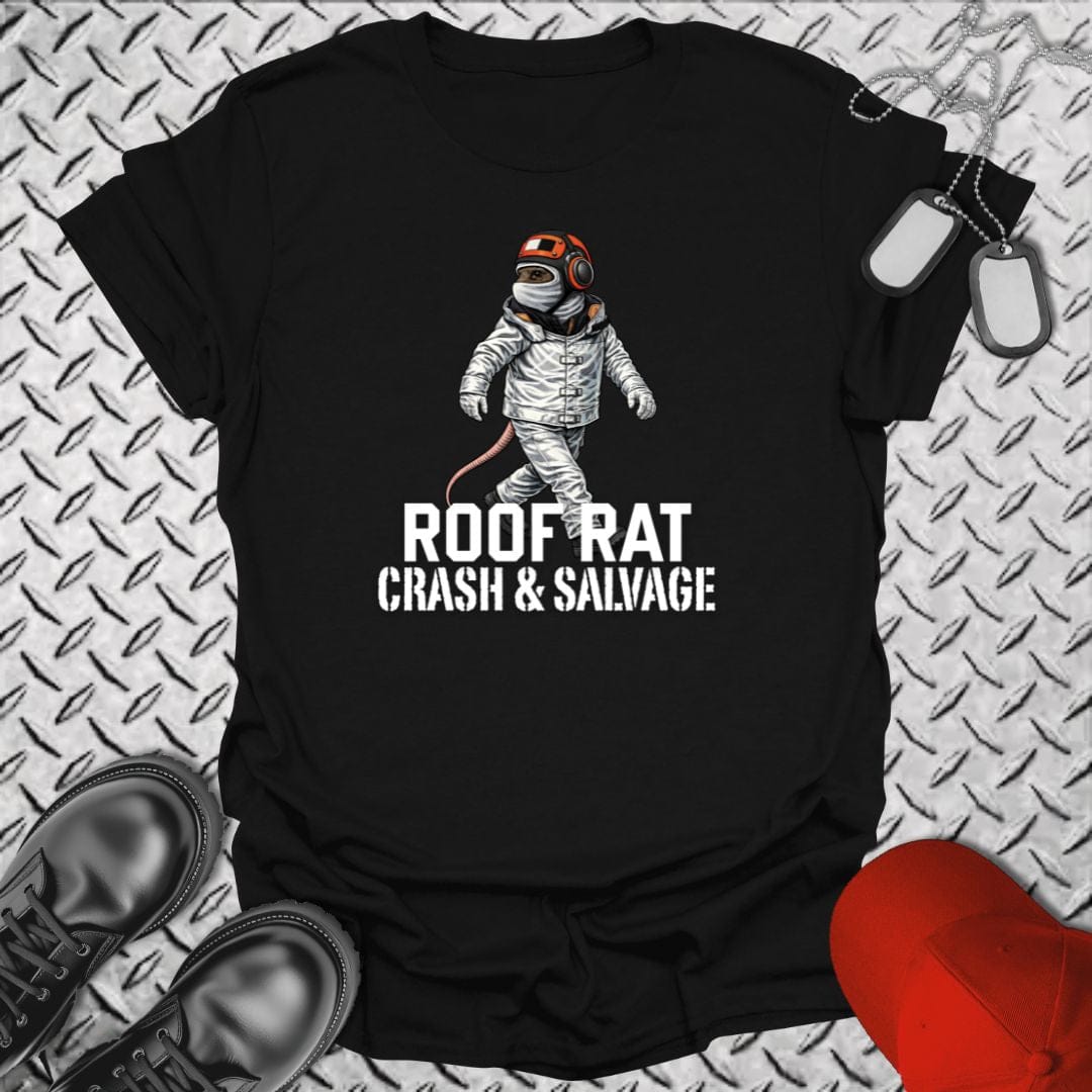 NavyHumor Everyday Tee Black / S Red Roof Rat - Crash & Salvage