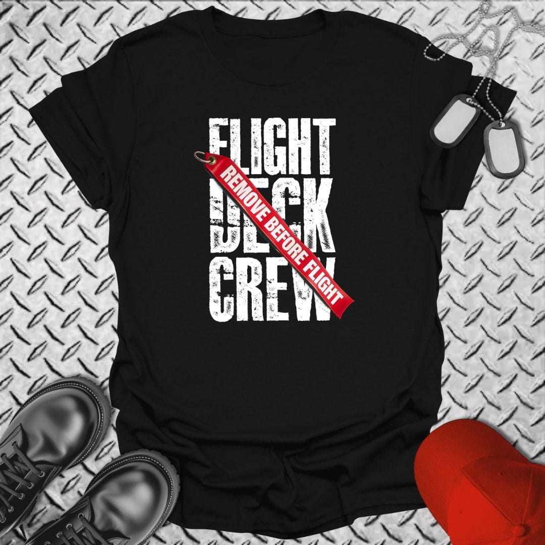 NavyHumor Everyday Tee Black / S Remove Before Flight