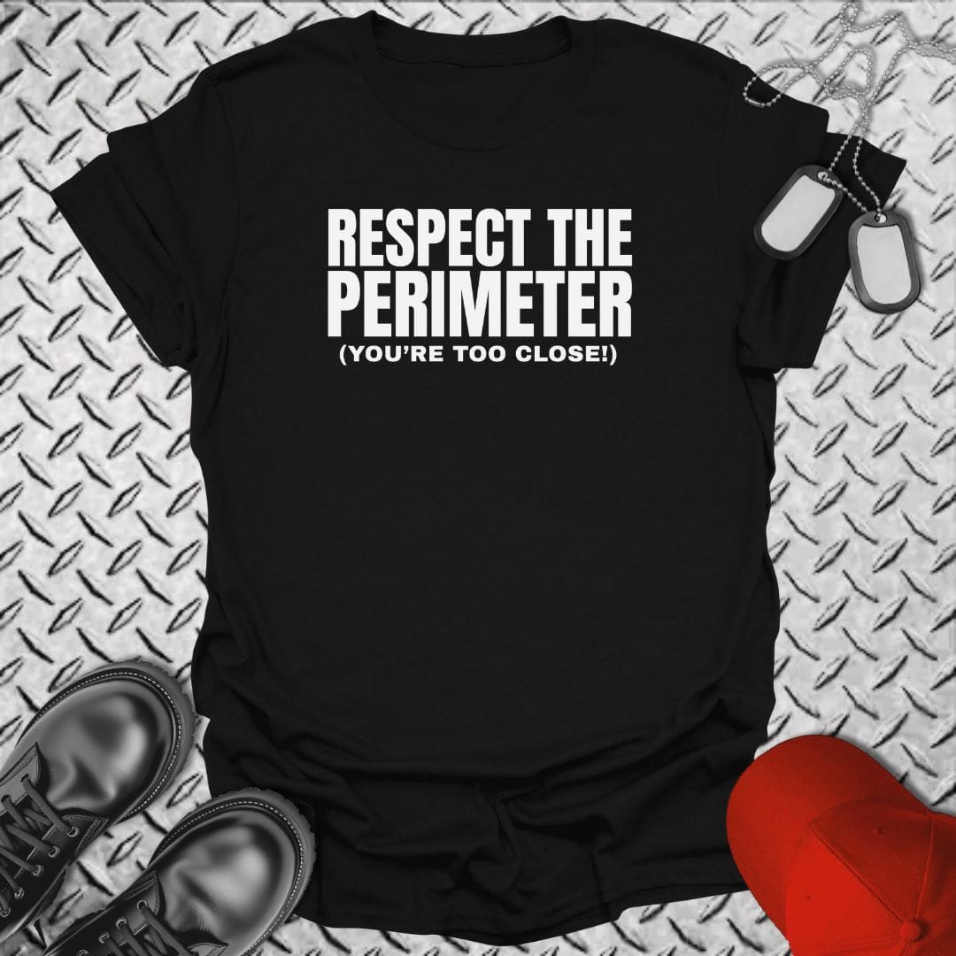 NavyHumor Everyday Tee Black / S Respect The Perimeter
