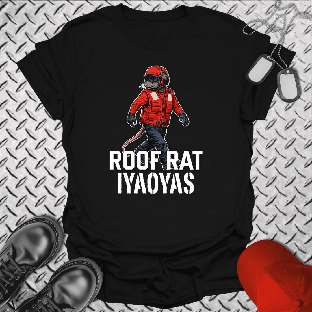 NavyHumor Everyday Tee Black / S Roof Rat - Red