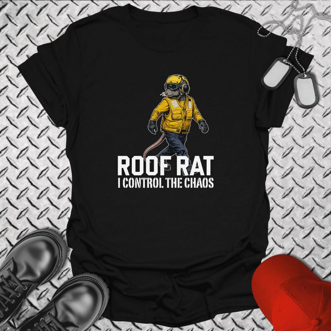 NavyHumor Everyday Tee Black / S Roof Rat - Yellow