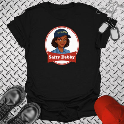 NavyHumor Everyday Tee Black / S Salty Debby_
